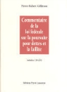 Commentaire de la loi fédérale sur la poursuite pour dettes et la faillite - Bd. 3: Partie spéciale. Titres cinquième à treizième. Articles 159-270