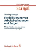 Anja Mengel, Grego Thüsing, Gregor Thüsing - Flexibilisierung von Arbeitsbedingungen und Entgelt