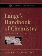 James Speight, James G. Speight - Lange's Handbook Of Chemistry