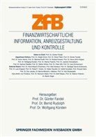Günter Fandel, Bernd Rudolph, Günter Fandel, Wolfgang Kürsten, Bern Rudolph, Bernd Rudolph - Zeitschrift für Betriebswirtschaft - Ergänzungsheft - 2004/2: Finanzwirtschaftliche Information, Anreizgestaltung und Kontrolle
