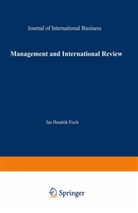 Jan H. Fisch, Jan Hendrik Fisch, Jan Hendrik Fisch - Management International Review. Management International Review - Special issue - Issue 3/2004: Innovation and Internationalization