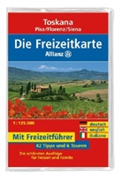 Die Freizeitkarte - Bl.118: Die Freizeitkarte Toskana. Toscana. Tuscany