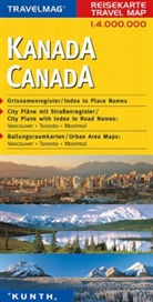 KUNTH Verlag - Travelmag Reisekarten: Canada