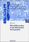 Marc Luy - Mortalitätsanalyse in der Historischen Demographie