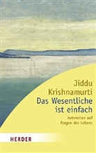 Jiddu Krishnamurti, Rajagopal - Das Wesentliche ist einfach