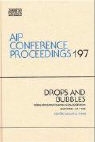 T. G. Wang, Taylor Wang, Thomas Wang, Wei Wang - Drops and Bubbles