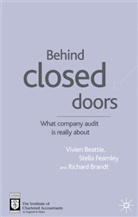 Beattie, Beattie, V Beattie, V. Beattie, Vivien Beattie, Vivien (Professor of Accounting Beattie... - Behind Closed Doors