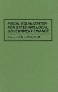 John E. Anderson,  Anderson John E. - Fiscal Equalization for State and Local Government Finance