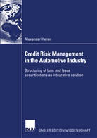 Alexander Hener - Credit Risk Management in the Automotive Industry
