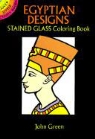 Coloring Books, John Green - Egyptian Stained Glass Colouring Book