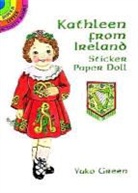 GREEN, Yuko Green - Kathleen From Ireland Sticker Paper Doll