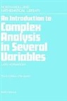 L. Hormander, L. (University of Lund Hormander, Lars Hormander - Introduction to Complex Analysis in Several Variables