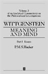 Hacker, P. M. S. Hacker - Wittgenstein: Meaning and Mind