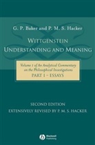 BAKER, G Baker, G P Baker, G. P. Baker, G. P. Hacker Baker, Gordon Hacker Baker... - Analytical Commentary on the Philosophical Investigations - 1/1: Wittgenstein: Understanding and Meaning