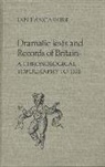 Ian Lancashire, Professor Ian Lancashire - Dramatic Texts and Records of Britain