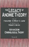 Freda Adler, Adler Freda, William S. Laufer, Laufer William S., Robert K. Merton - Advances in Criminological Theory