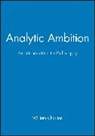 W Charlton, William Charlton, William (University of Edinburgh) Charlton, Charlton William - Analytic Ambition