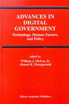 Ahmed K. Elmagarmid, William J McIver Jr, K Elmagarmid, William J. McIver, William J. McIver Jr. - Advances in Digital Government