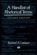 Richard A. Lanham - A Handlist of Rhetorical Terms - 2nd Edition