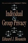 Edward J. Bloustein, Bloustein Edward J., Nathaniel J. Pallone, Pallone Nathaniel J. - Individual and Group Privacy
