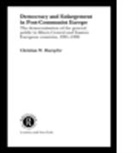 C. Haerpfer, Christian W. Haerpfer, Christian W. (Institute for Advanced Stu Haerpfer, HAERPFER CHRISTIAN W INSTITUTE, Haerpfer Christian W. - Democracy and Enlargement in Post-Communist Europe