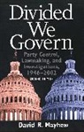 David R Mayhew, David R. Mayhew - Divided We Govern