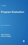 John M Owen, John M Rogers Owen, John M. Owen, John Maxwell Owen, John Maxwell Rogers Owen, Patricia Rogers... - Program Evaluation