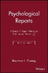 Ownby, Raymond L. Ownby, Rl Ownby, OWNBY RAYMOND L, Ownby Raymond L. - Psychological Reports