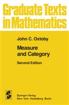 John C Oxtoby, John C. Oxtoby - Measure and Category