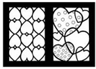 Cathy Beylon, Cathy Beylon - Hearts Stained Glass Coloring Book