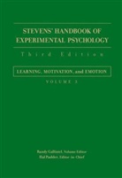 Randy Gallistel, GALLISTEL RANDY, Hal Pashler, Stanley S. Stevens, Gallistel, Randy Gallistel... - Stevens' Handbook of Experimental Psychology - 3: Stevens'' Handbook of Experimental Psychology