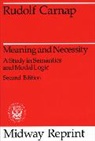 Rudolf Carnap - Meaning and Necessity