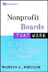 Myilibrary, Robinson, Maureen K Robinson, Maureen K. Robinson, Mk Robinson, ROBINSON MAUREEN K - Nonprofit Boards That Work