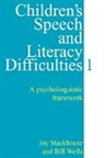 Stackhouse, Joy Stackhouse, Joy Wells Stackhouse, Wells, Bill Wells - Children''s Speech and Literacy Difficulties, Book1