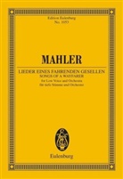 Gustav Mahler, Fran Josef Schwarz, Franz Josef Schwarz - Lieder eines fahrenden Gesellen, tiefe Stimme und Orchester, Partitur