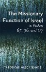 Theodore Mascarenhas, Mascarenhas Theodore - Missionary Function of Israel in Psalms 67, 96, and 117