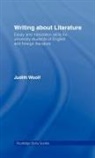 Judith Woolf, Judith (University of York Woolf, Woolf Judith - Writing About Literature