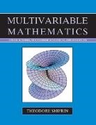 SHIFRIN, T Shifrin, Theodore Shifrin, Theodore (University of Georgia) Shifrin, Theodore Shifrin - Multivariable Mathematics
