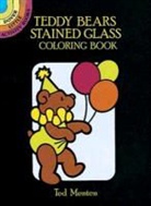 Coloring Books, Menten, Ted Menten - Teddy Bears Stained Glass Coloring Book