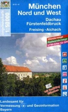 Landesam für Digitalisierung  Breitband u - Topographische Karten Bayern - Bl.40: Topographische Karte Bayern München, Nord und West