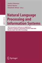 Elisabeth Métais, Andrés Montoyo, Rafae Munoz, Rafael Munoz - Natural Language Processing and Information Systems