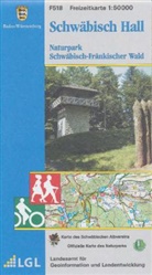 Landesamt für Geoinformation und Landentwicklung B, Landesam für Geoinformation und Landentwi - Topographische Freizeitkarten Baden-Württemberg - Bl.F518: Topographische Freizeitkarte Baden-Württemberg Schwäbisch Hall