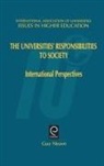 International Association Of Universitie, Mid Term Conference of Heads of Universi, W. Mori, G. Neave, Neave G. Neave, Guy Neave... - Universities' Responsibilities to Society