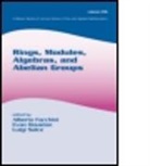 Alberto Facchini, Alberto (University of Padua Facchini, Alberto Houston Facchini, Facchini Facchini, FACCHINI ALBERTO HOUSTON EVAN SA, Alberto Facchini... - Rings, Modules, Algebras, and Abelian Groups