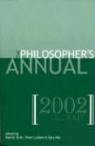 Grim, Patrick Grim, Ludlow, Peter Ludlow, Mar, Gary Mar - The Philosopher's Annual, Volume 24