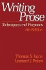 Thomas S. Peters Kane, Leonard J. Peters, Kane, Thomas S. Kane, PETERS, Leonard J. Peters - Writing Prose