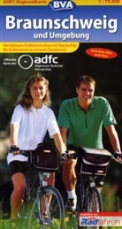 ADFC Regionalkarten: ADFC Regionalkarte Braunschweig und Umgebung