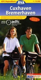 ADFC Regionalkarten: ADFC Regionalkarte Cuxhaven, Bremerhaven