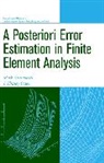 Ainsworth, M Ainsworth, Mark Ainsworth, Mark (University of Leicester) Oden Ainsworth, Mark Oden Ainsworth, AINSWORTH MARK ODEN J TINSLEY... - Posteriori Error Estimation in Finite Element Analysis