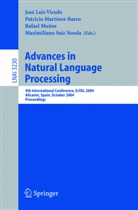 Particio Martinez-Barco, Partici Martínez-Barco, Particio Martínez-Barco, Rafael Munoz, Rafael Munoz et al, Maximiliano Saiz Noeda... - Advances in Natural Language Processing